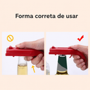Abridor de Garrafas Criativo Portátil com Ímã
